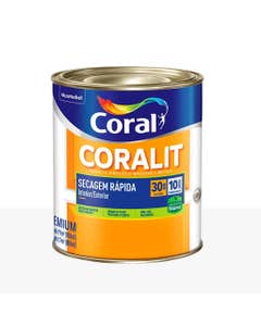 Esmalte Brilhante Secagem Rápida Coralit Balance Branco 900ml -  Coral