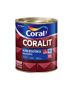 Esmalte Sintético Ultra Resistência Brilhante Coralit Branco 900ml - Coral