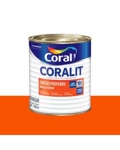 Fundo Zarcão Proferro Anticorrosivo Coralit Laranja 900ml - Coral