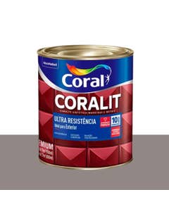Esmalte Sintético Ultra Resistência Brilhante Coralit Alumínio 900ml - Coral