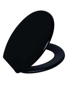 Assento Sanitário Oval Soft Astra Preto - Astra