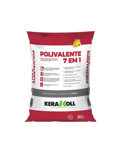 Argamassa Polivalente 7 em 1 Cinza 20kg Kerakoll