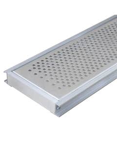Grelha Perfurada para Ralo Linear Água Pluvial Inox 20x100cm