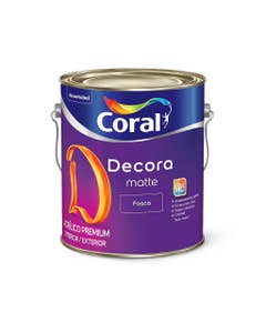 Tinta Acrílica Premium Decora Fosca Branco 3,6L - Coral
