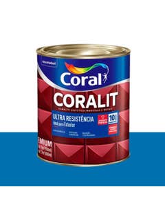 Esmalte Sintético Ultra Resistência Brilhante Coralit Azul França 3,6L - Coral