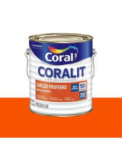 Fundo Zarcão Proferro Anticorrosivo Coralit Laranja 3,6L - Coral