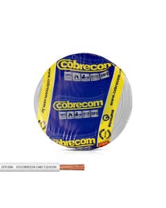 Cabo Flexível 2,5mm Branco Rolo com 100 Metros 750V Cobrecom