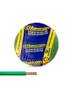 Cabo Flexível 4,0mm Verde Rolo com 100 Metros 750V Cobrecom