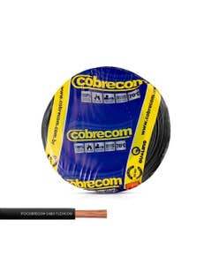 Cabo Flexível 4,0mm Preto Rolo com 100 Metros 750V Cobrecom