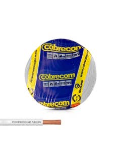 Cabo Flexível 4,0mm Branco Rolo com 100 Metros 750V Cobrecom