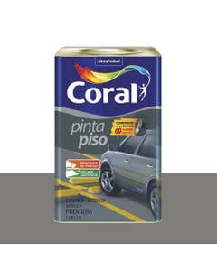 Tinta Pinta Piso Premium Fosco Cinza Médio 18L - Coral