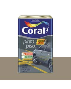 Tinta Pinta Piso Premium Fosco Concreto 18L - Coral