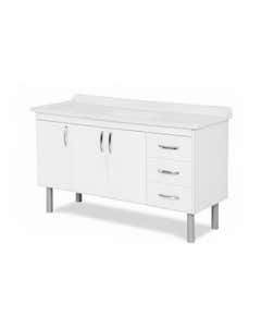 Gabinete de Cozinha Tóquio Branco 144,2cm Rorato