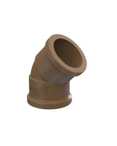 Joelho 45° Soldável 25mm PVC Marrom Tigre