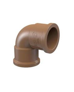 Joelho 90° Soldável 32mm PVC Marrom Tigre