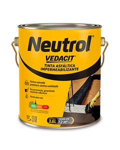 Tinta Asfáltica Impermeabilizante Neutrol Vedacit 3,6L