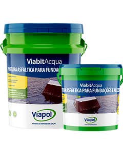 Pintura Asfáltica Impermeabilizante Viabit Aqua 18L