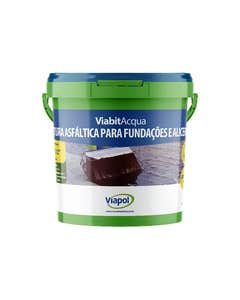 Pintura Asfáltica Impermeabilizante Viabit Aqua 3,6L