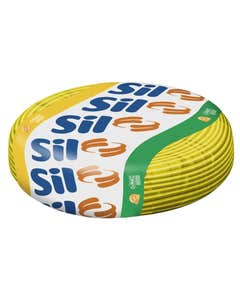 Cabo Flex Sil 6,00mm Rolo 100m  750V Amarelo