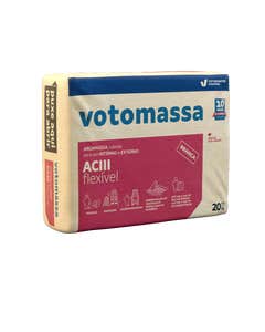 Argamassa Votomassa Interna e Externa ACIII Branca 20kg