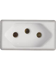 Módulo Tomada 2P+T 10 A 250 V Branco - Tramontina