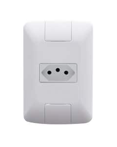 Conjunto de Tomada 2P+T Aria 10A 250V Branco Tramontina