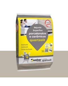 Rejunte Porcelanatos e Cerâmicas 1KG Corda Quartzolit