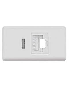 Módulo para Tomada de Telefone RJ 11 Branco - Tramontina
