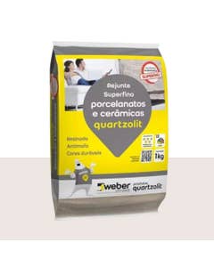Rejunte Porcelanatos e Cerâmicas 1KG Palha Quartzolit