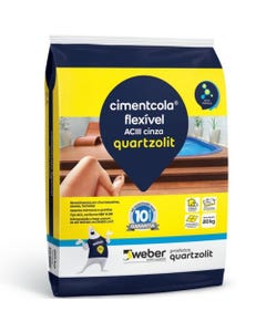 Argamassa Quartzolit ACIII Cinza 20kg