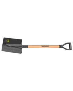 Vanga Quadrada em Aço com Cabo de Madeira e Empunhadura Plástica Reta Ergonômica 400/20 Tramontina 71cm