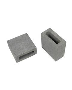 Meio Bloco de Concreto 9x19x19 cm