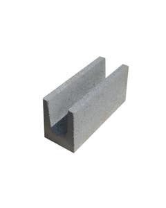 Bloco Canaleta de Concreto 19x19x39cm