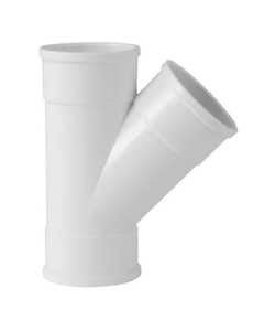 Junção Simples em PVC Rígido para Esgoto 100x100mm