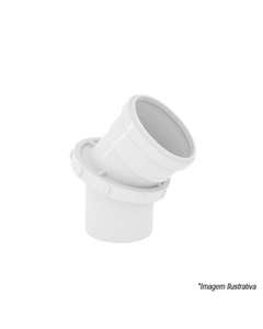 Curva R 45° em PVC Rígido para Esgoto Tigre 100mm