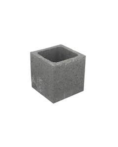Meio Bloco de Concreto 19x19x19 cm