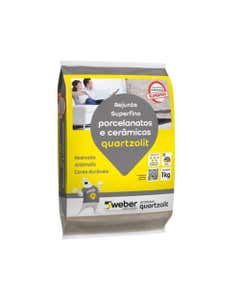 Rejunte Porcelanato Quartzolit Bege 1kg