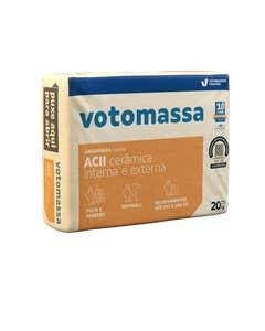 Argamassa Votomassa Interna e Externa ACII Cinza 20kg