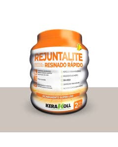 Rejunte Rejuntalite Resinado Cinza Pérola 2KG Kerakoll