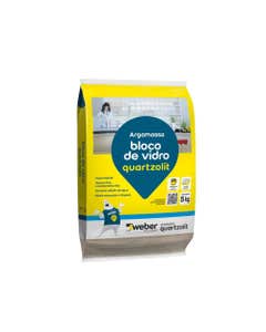 Argamassa para Bloco de Vidro 5KG Quartzolit