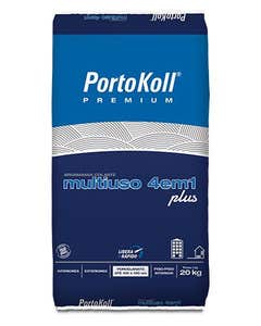 Argamassa Multiuso 4 em 1 Plus Cinza 20Kg Portokoll